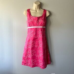 David Wayne Embroidered Sleeveless Dress Size 14